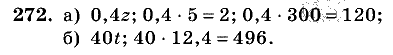 Дидактические материалы, 5 класс, Чесноков, Нешков, 2009, Самостоятельные работы, Вариант 3, Задание: 272