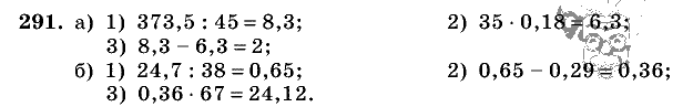 Дидактические материалы, 5 класс, Чесноков, Нешков, 2009, Самостоятельные работы, Вариант 3, Задание: 291