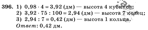 Дидактические материалы, 5 класс, Чесноков, Нешков, 2009, Самостоятельные работы, Вариант 3, Задание: 396