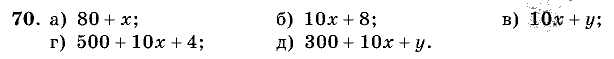 Дидактические материалы, 5 класс, Чесноков, Нешков, 2009, Самостоятельные работы, Вариант 4, Задание: 70