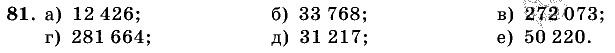 Дидактические материалы, 5 класс, Чесноков, Нешков, 2009, Самостоятельные работы, Вариант 4, Задание: 81
