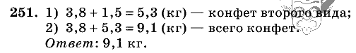 Дидактические материалы, 5 класс, Чесноков, Нешков, 2009, Самостоятельные работы, Вариант 4, Задание: 251