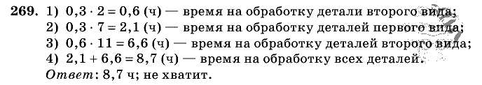 Дидактические материалы, 5 класс, Чесноков, Нешков, 2009, Самостоятельные работы, Вариант 4, Задание: 269