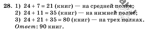 Дидактические материалы, 5 класс, Чесноков, Нешков, 2009, Самостоятельные работы, Вариант 1 Задание: 28