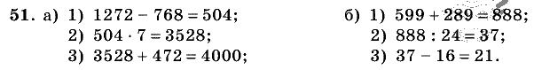 Дидактические материалы, 5 класс, Чесноков, Нешков, 2009, Самостоятельные работы, Вариант 1 Задание: 51