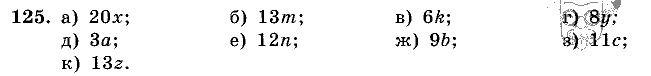 Дидактические материалы, 5 класс, Чесноков, Нешков, 2009, Самостоятельные работы, Вариант 1 Задание: 125