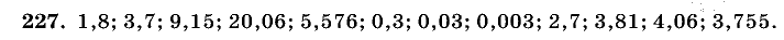 Дидактические материалы, 5 класс, Чесноков, Нешков, 2009, Самостоятельные работы, Вариант 1 Задание: 227
