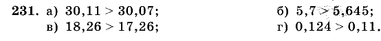 Дидактические материалы, 5 класс, Чесноков, Нешков, 2009, Самостоятельные работы, Вариант 1 Задание: 231