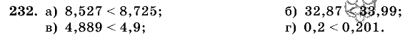 Дидактические материалы, 5 класс, Чесноков, Нешков, 2009, Самостоятельные работы, Вариант 1 Задание: 232