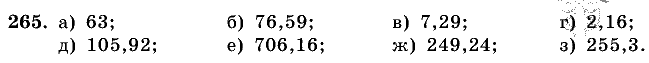Дидактические материалы, 5 класс, Чесноков, Нешков, 2009, Самостоятельные работы, Вариант 1 Задание: 265
