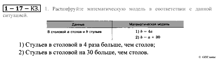 Математика, 5 класс, Зубарева, Мордкович, 2013, §17. Математическая модель Задание: Контрольные задания