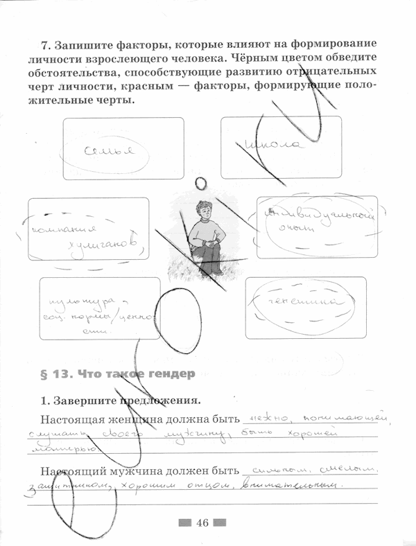 Обществознание, 5 класс, Хромова И.С, 2015, задание: стр. 46