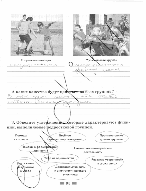 Обществознание, 5 класс, Хромова И.С, 2015, задание: стр. 95