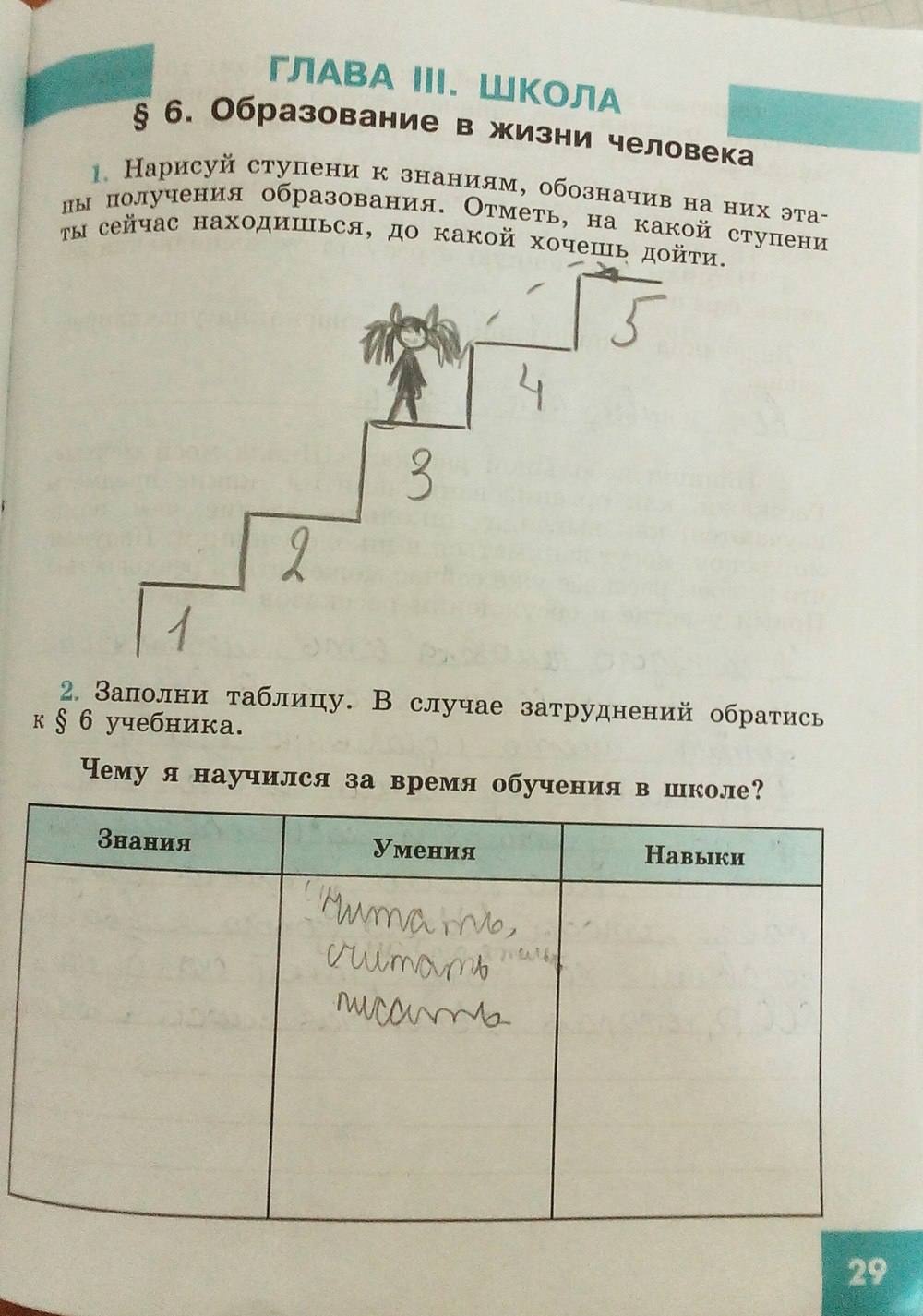 Рабочая тетрадь, 5 класс, Иванова Л.Ф., Хотеенкова Я.В., 2015, задание: стр. 29