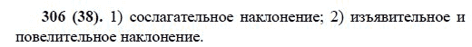 Русский язык, 6 класс, М.М. Разумовская, 2009 - 2011, задача: 306(38)