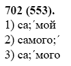 Русский язык, 6 класс, М.М. Разумовская, 2009 - 2011, задача: 702(553)