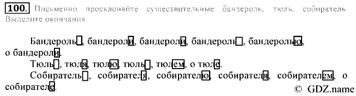 Русский язык, 6 класс, Разумовская, Львова, 2013, задача: 100