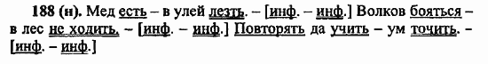 Русский язык, 6 класс, Лидман, Орлова, 2006 / 2011, задание: 188(н)