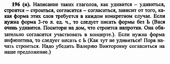 Русский язык, 6 класс, Лидман, Орлова, 2006 / 2011, задание: 196(н)