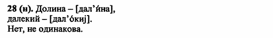 Русский язык, 6 класс, Лидман, Орлова, 2006 / 2011, задание: 28(н)