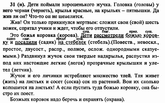 Русский язык, 6 класс, Лидман, Орлова, 2006 / 2011, задание: 31(н)