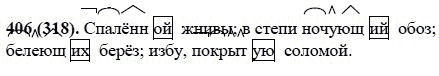 Русский язык, 6 класс, М.М. Разумовская, 2009 - 2012, задание: 406(318)