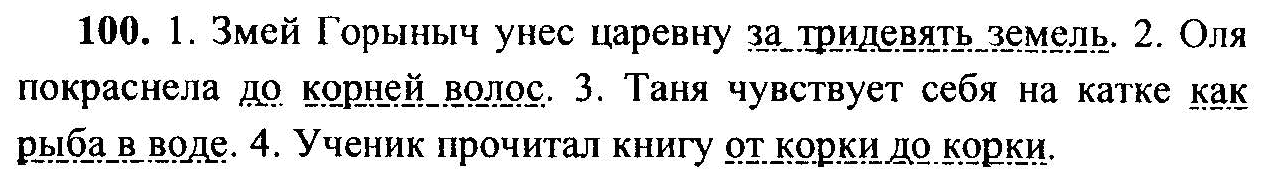 Русский язык, 6 класс, М.Т. Баранов, Л.А. Тростенцова, Т.А. Ладыженская, 2011, задание: 100