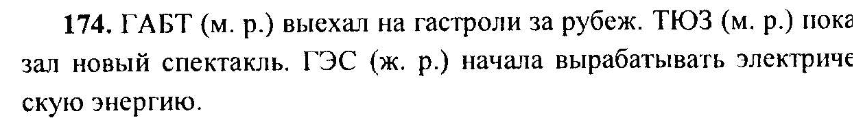 Русский язык, 6 класс, М.Т. Баранов, Л.А. Тростенцова, Т.А. Ладыженская, 2011, задание: 174
