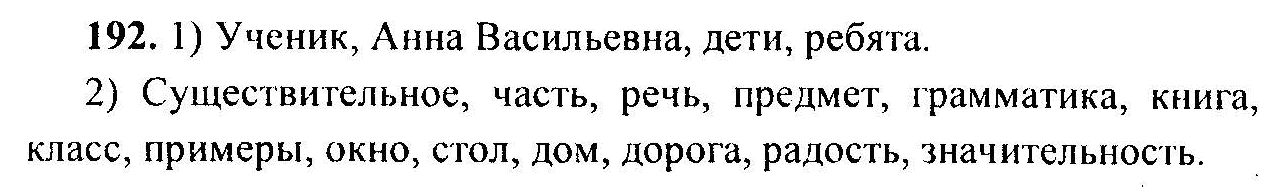 Русский язык, 6 класс, М.Т. Баранов, Л.А. Тростенцова, Т.А. Ладыженская, 2011, задание: 192