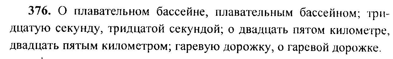 Русский язык, 6 класс, М.Т. Баранов, Л.А. Тростенцова, Т.А. Ладыженская, 2011, задание: 376