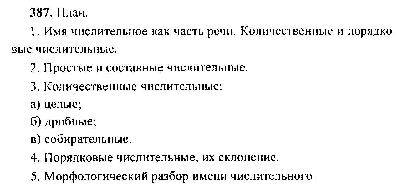 Русский язык, 6 класс, М.Т. Баранов, Л.А. Тростенцова, Т.А. Ладыженская, 2011, задание: 387