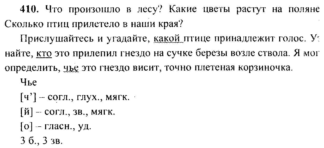 Русский язык, 6 класс, М.Т. Баранов, Л.А. Тростенцова, Т.А. Ладыженская, 2011, задание: 410