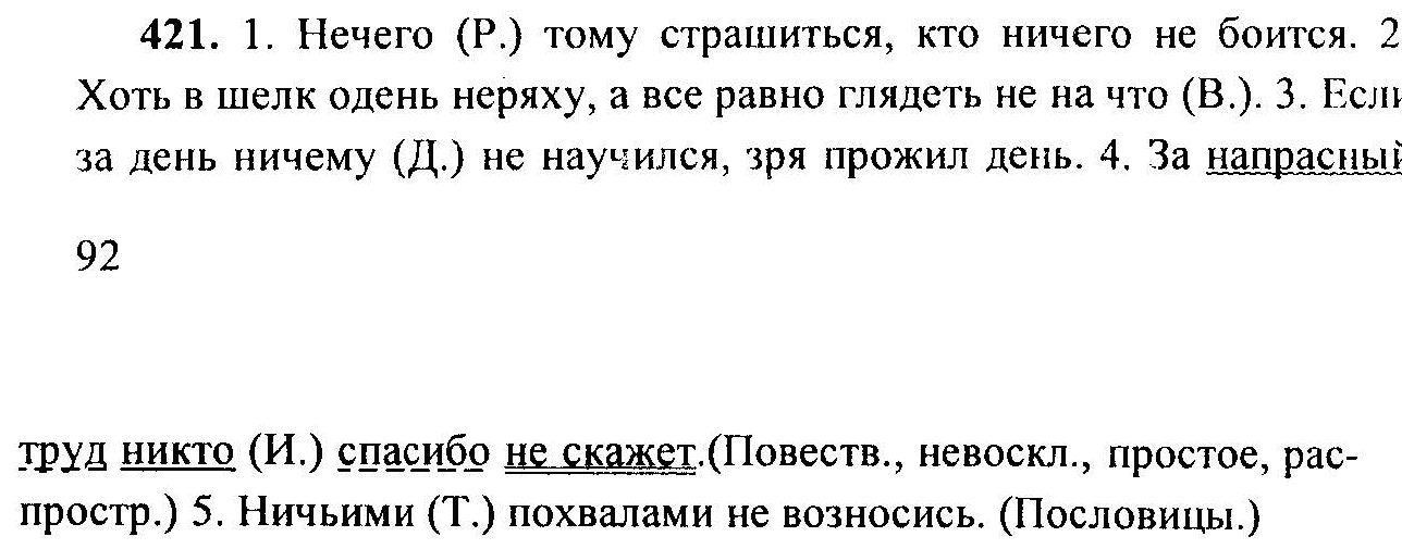 Русский язык, 6 класс, М.Т. Баранов, Л.А. Тростенцова, Т.А. Ладыженская, 2011, задание: 421
