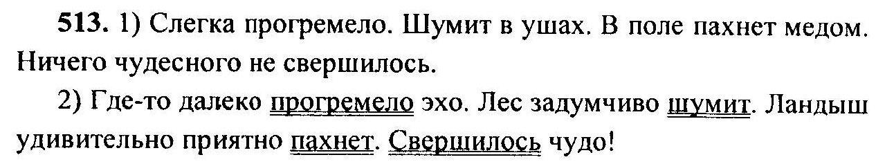 Русский язык, 6 класс, М.Т. Баранов, Л.А. Тростенцова, Т.А. Ладыженская, 2011, задание: 513