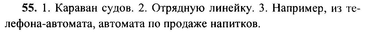 Русский язык, 6 класс, М.Т. Баранов, Л.А. Тростенцова, Т.А. Ладыженская, 2011, задание: 55
