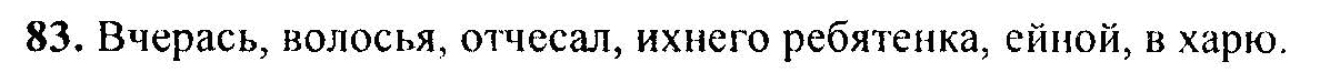 Русский язык, 6 класс, М.Т. Баранов, Л.А. Тростенцова, Т.А. Ладыженская, 2011, задание: 83
