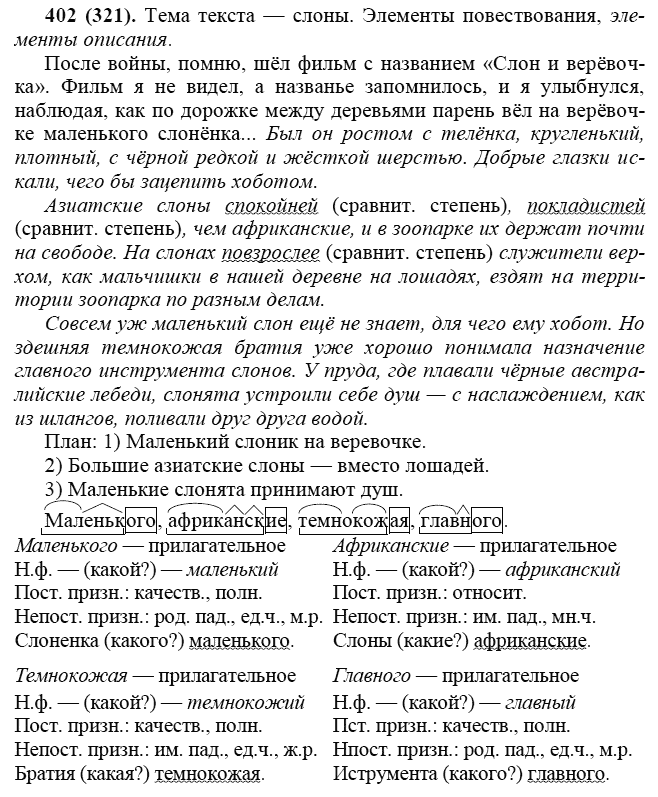 Практика, 6 класс, А.К. Лидман-Орлова, 2006 - 2012, задание: 402 (321)