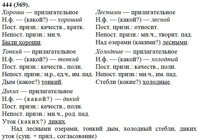 Практика, 6 класс, А.К. Лидман-Орлова, 2006 - 2012, задание: 444 (369)