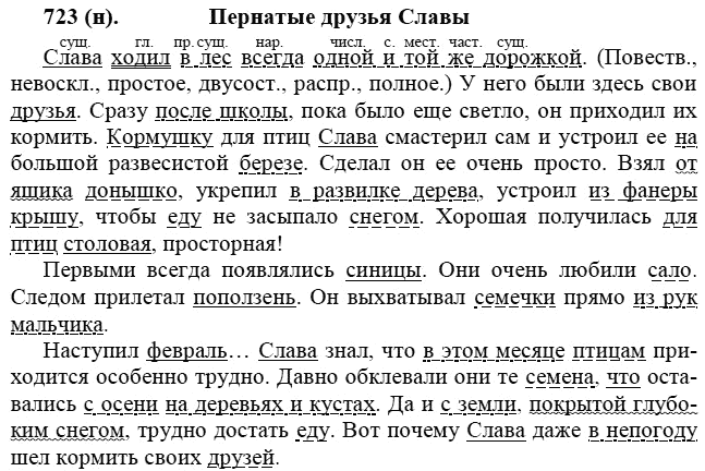 Практика, 6 класс, А.К. Лидман-Орлова, 2006 - 2012, задание: 723 (н)