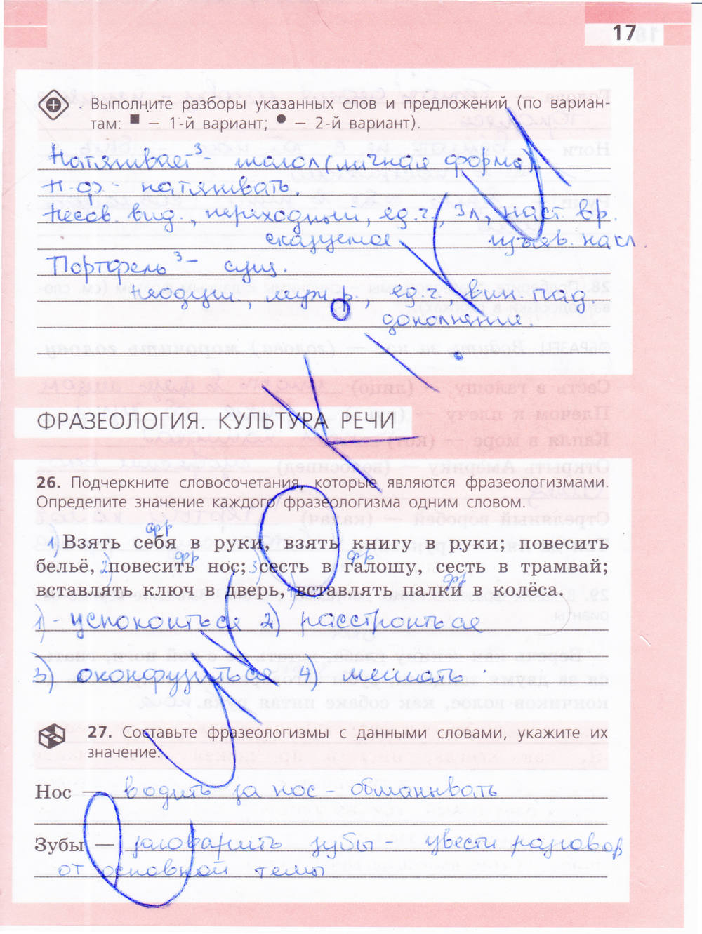 Рабочая тетрадь, 6 класс, Ефремова Е.А., 2012, задание: стр. 17