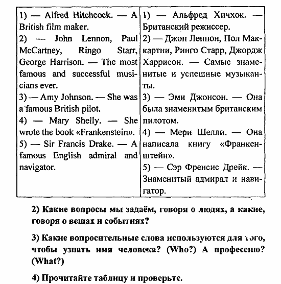 Student's Book - Activity book - Reader, 6 класс, Кузовлев, Лапа, 2007, Razdel 7, урок 1_2 Задание: 1
