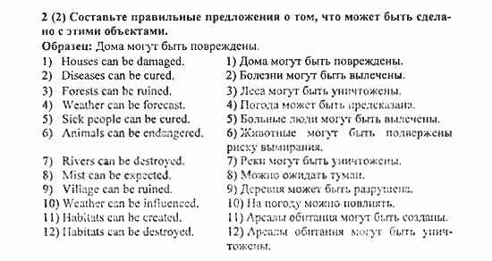Student's Book - Activity book - Home reading, 6 класс, Афанасьева, Михеева, 2010 / 2004, Unit 4. Человек и природа Задача: 2(2)