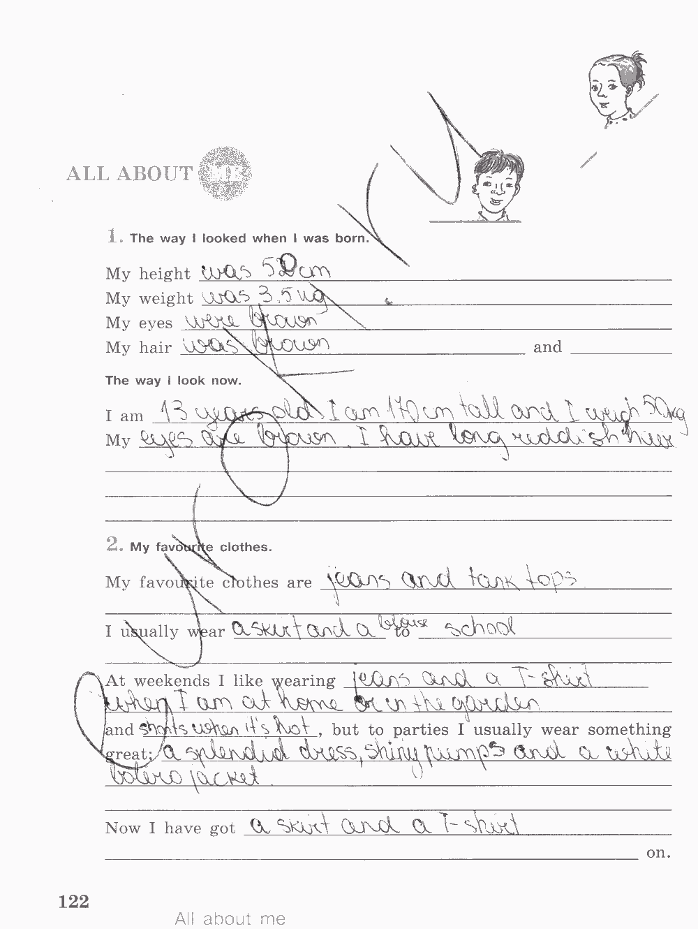 Activity book, 6 класс, Кузовлев, Лапа, 2015, задание: стр. 122