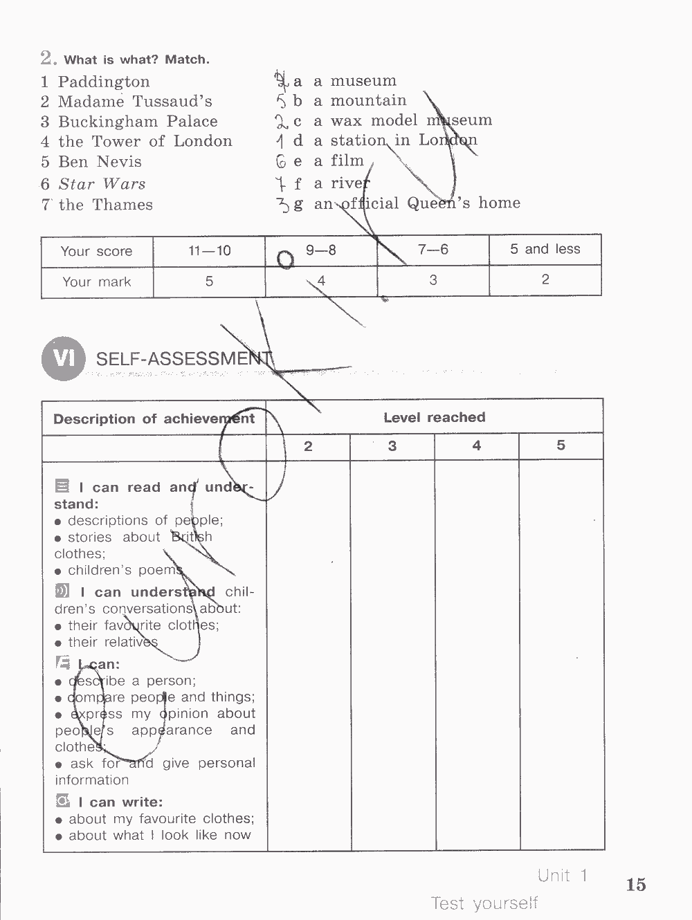 Activity book, 6 класс, Кузовлев, Лапа, 2015, задание: стр. 15