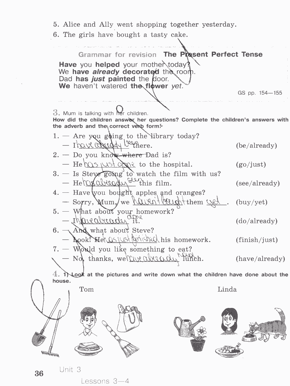 Activity book, 6 класс, Кузовлев, Лапа, 2015, задание: стр. 36