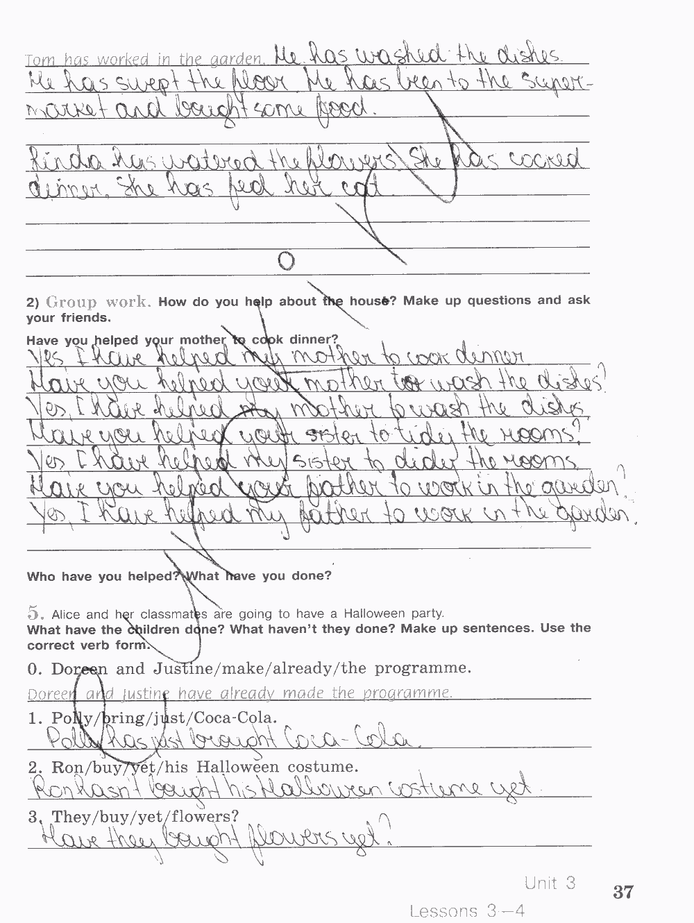 Activity book, 6 класс, Кузовлев, Лапа, 2015, задание: стр. 37