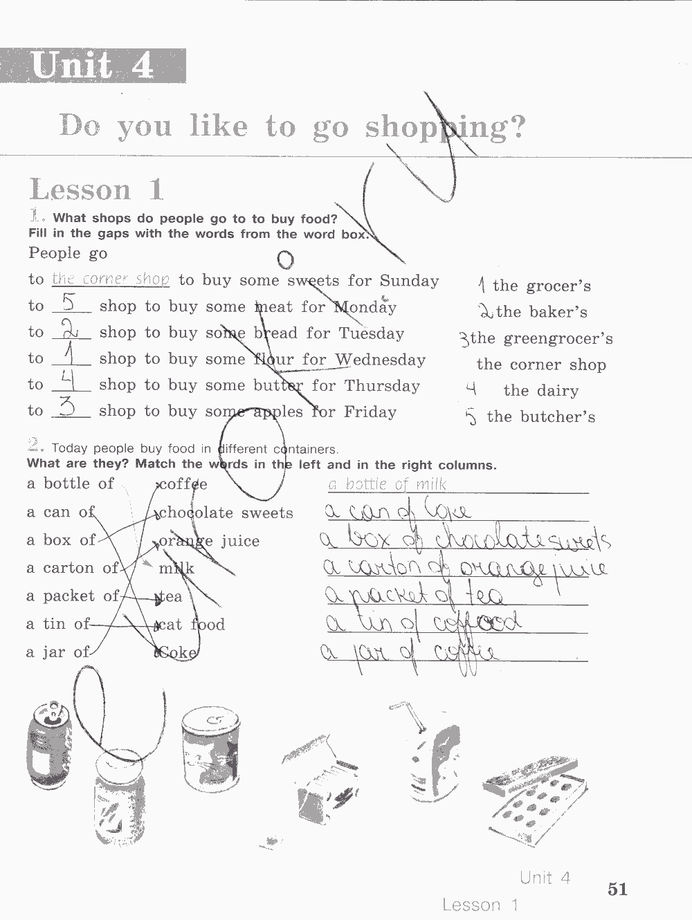 Activity book, 6 класс, Кузовлев, Лапа, 2015, задание: стр. 51