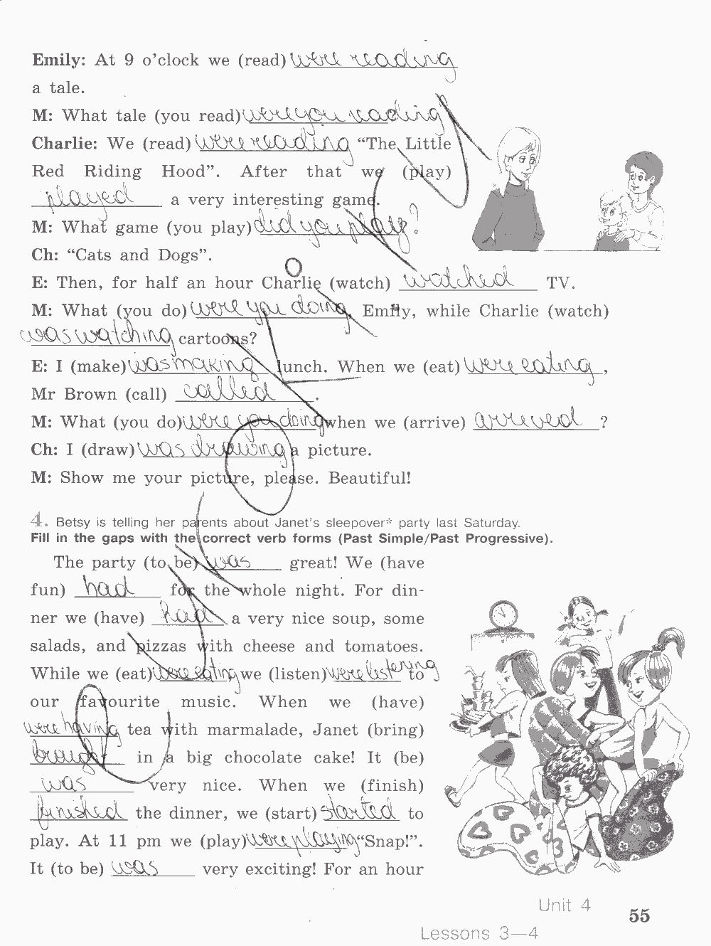 Activity book, 6 класс, Кузовлев, Лапа, 2015, задание: стр. 55