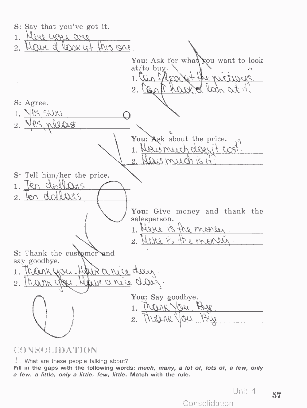 Activity book, 6 класс, Кузовлев, Лапа, 2015, задание: стр. 57