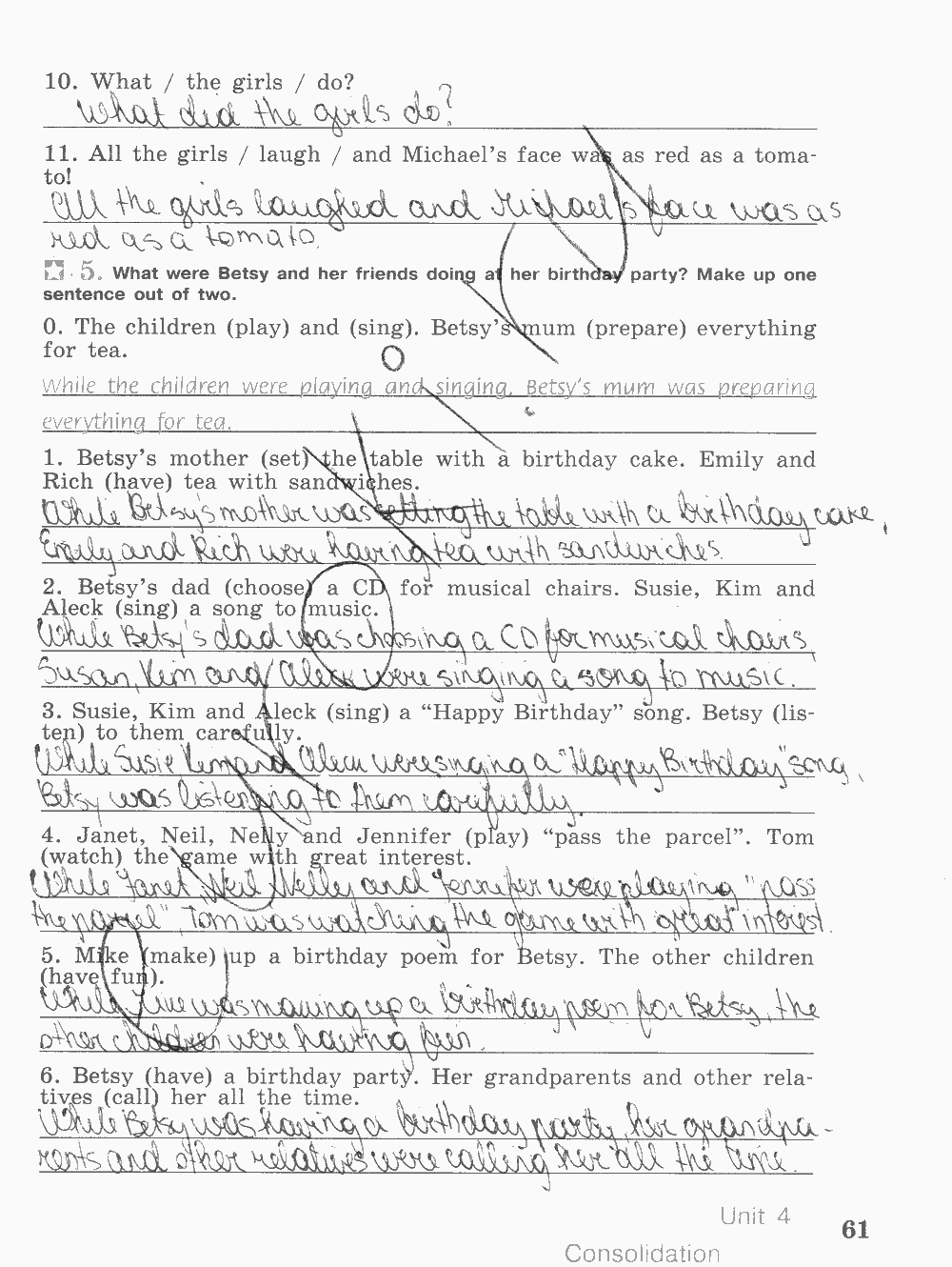 Activity book, 6 класс, Кузовлев, Лапа, 2015, задание: стр. 61